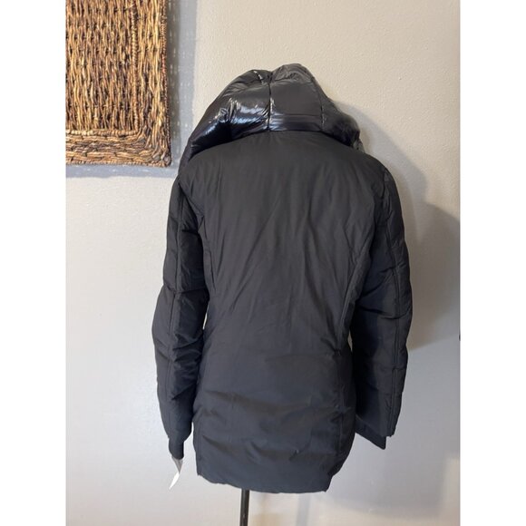 NEW Bernardo Large Black Puffer Coat Layered Hooded Water Resistant Winter $180 - Picture 5 of 16